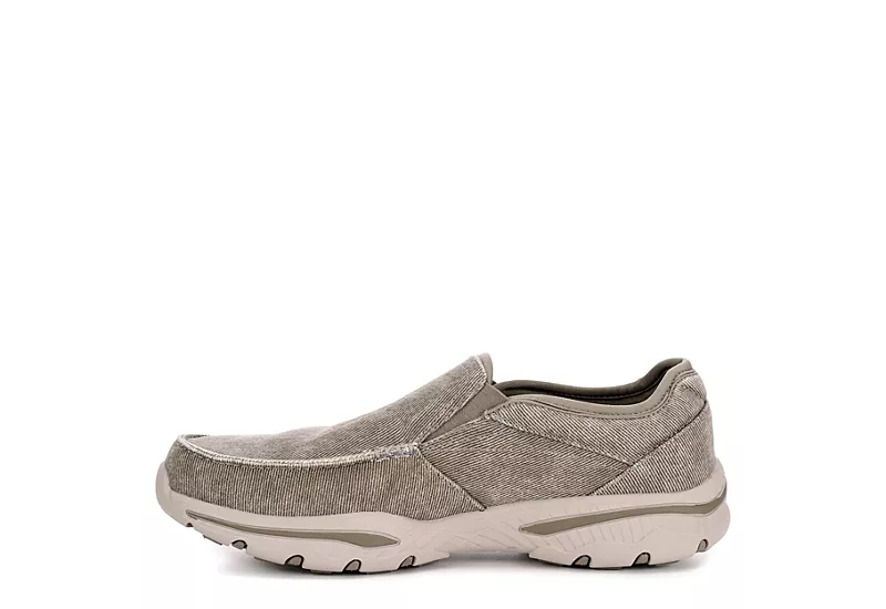 Skechers Mens Moseco Slip On Sneaker - Taupe - Image 4