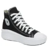 Converse Womens Chuck Taylor All Star Move High Top Sneaker - Black
