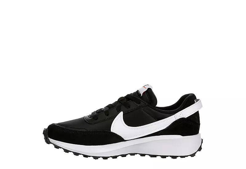 Nike Womens Waffle Debut Sneaker - Black - Image 4