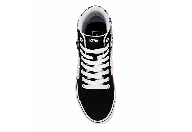 Vans Womens Filmore High Top Sneaker - Black - Image 6