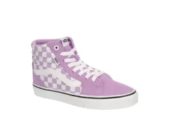 Vans Womens Filmore High Top Sneaker - Purple