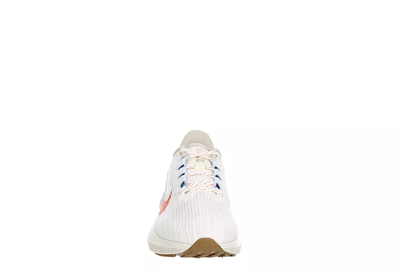 Nike Womens Zoom Winflo 9 Running Shoe - Blue - Image 3