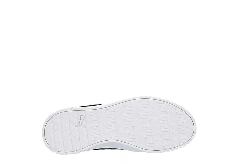 Puma Womens Carina 2.0 Chevron Mid Sneaker - Dark Grey - Image 7