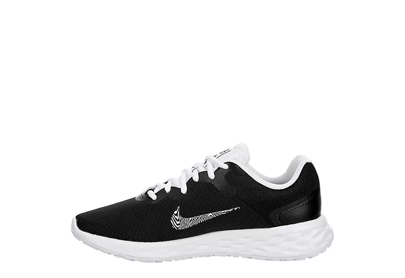Nike Womens Revolution 6 Running Shoe - Black - Image 4