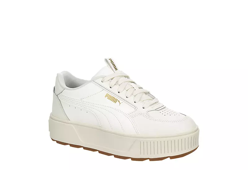 Puma Womens Karmen Rebelle Platform Sneaker - Off White