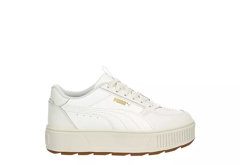 Puma Womens Karmen Rebelle Platform Sneaker - Off White - Image 2