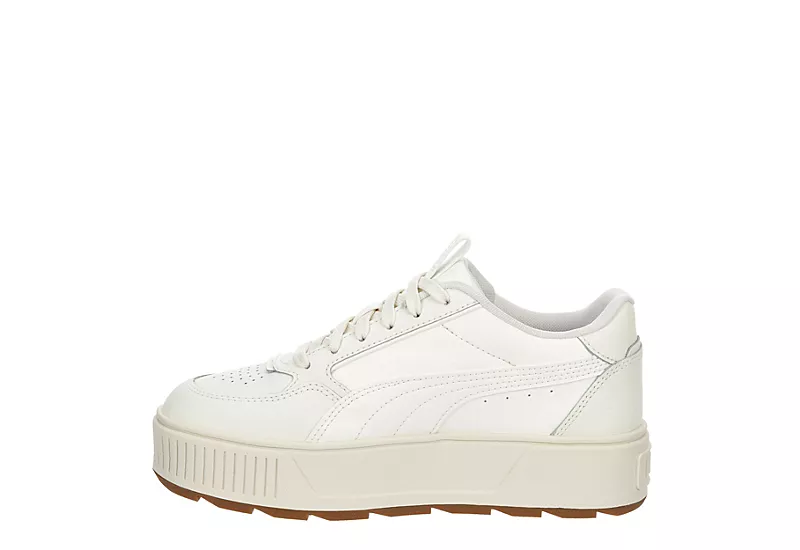 Puma Womens Karmen Rebelle Platform Sneaker - Off White - Image 4