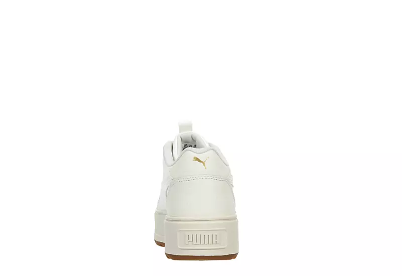Puma Womens Karmen Rebelle Platform Sneaker - Off White - Image 5