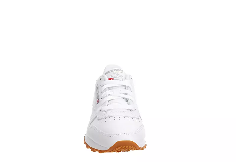 Reebok Womens Classic Leather Sneaker - White - Image 3