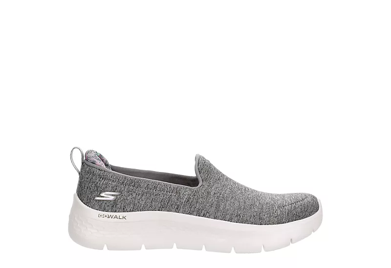 Skechers Womens Go Walk Flex Slip On Running Shoe - Grey - Image 2