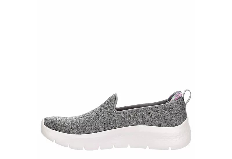 Skechers Womens Go Walk Flex Slip On Running Shoe - Grey - Image 4