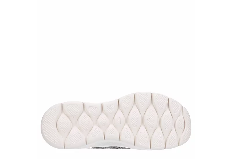 Skechers Womens Go Walk Flex Slip On Running Shoe - Grey - Image 7