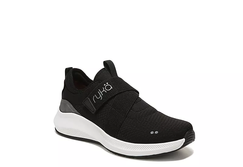 Ryka Womens Fame Slip On Sneaker - Black