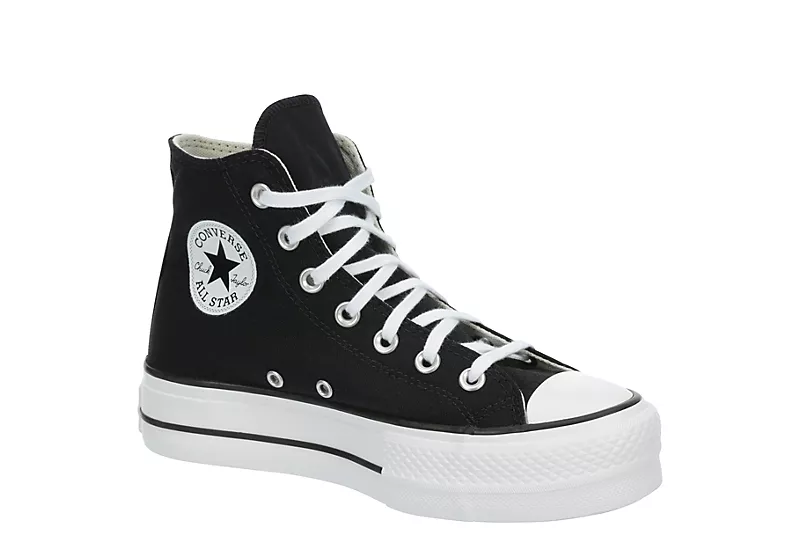 Converse Womens Chuck Taylor All Star High Top Platform Sneaker - Black