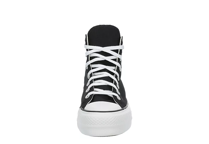 Converse Womens Chuck Taylor All Star High Top Platform Sneaker - Black - Image 3