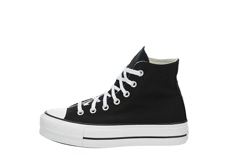 Converse Womens Chuck Taylor All Star High Top Platform Sneaker - Black - Image 4