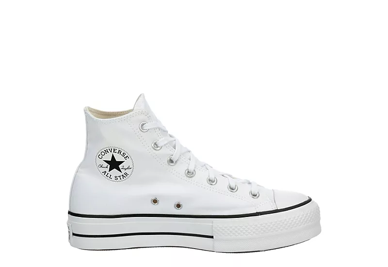 Converse Womens Chuck Taylor All Star High Top Platform Sneaker - White - Image 2