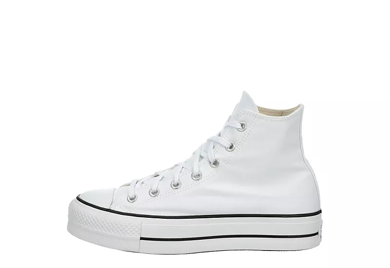 Converse Womens Chuck Taylor All Star High Top Platform Sneaker - White - Image 4