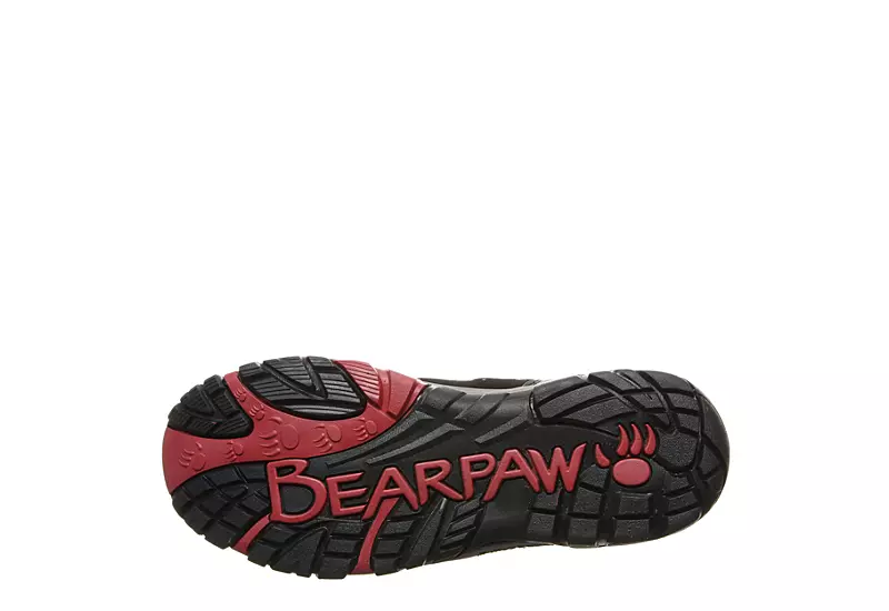 Bearpaw Mens Brock Mid Hiking Boot - Black - Image 4
