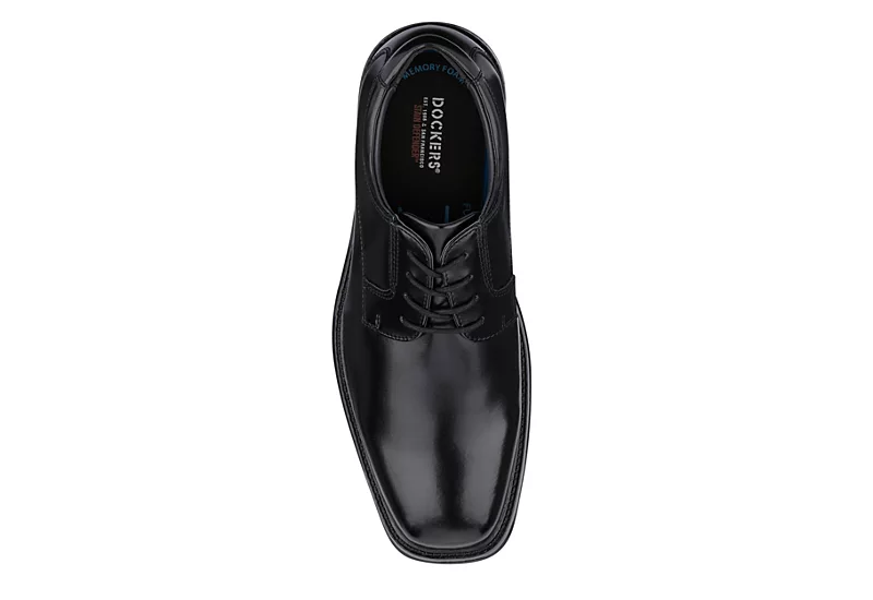 Dockers Mens Irving Slip Resistant Work Shoe - Black - Image 5