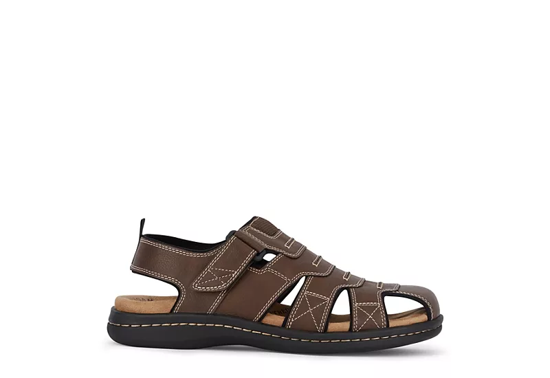 Dockers Mens Searose Outdoor Sandal - Brown - Image 2
