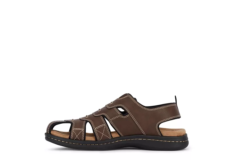 Dockers Mens Searose Outdoor Sandal - Brown - Image 3