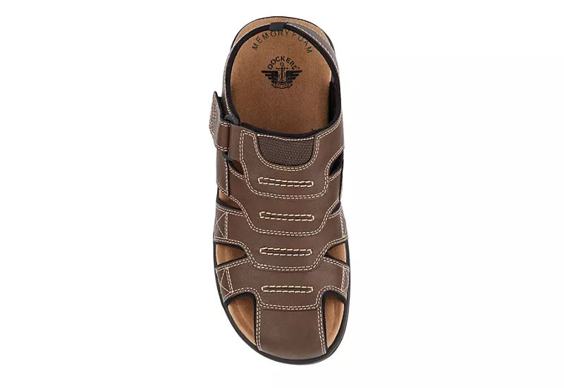 Dockers Mens Searose Outdoor Sandal - Brown - Image 5