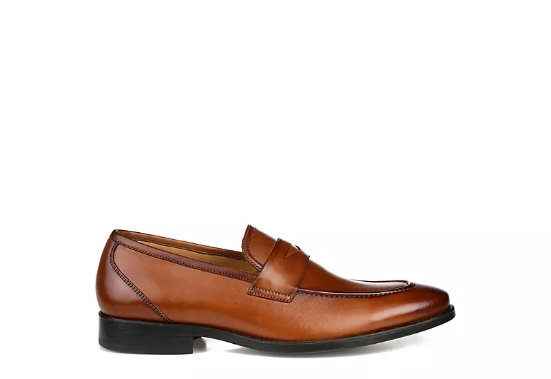 Thomas & Vine Mens Bishop Penny Loafer Oxford - Cognac - Image 2