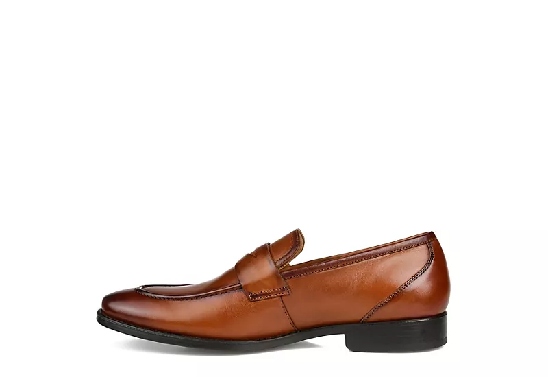 Thomas & Vine Mens Bishop Penny Loafer Oxford - Cognac - Image 4