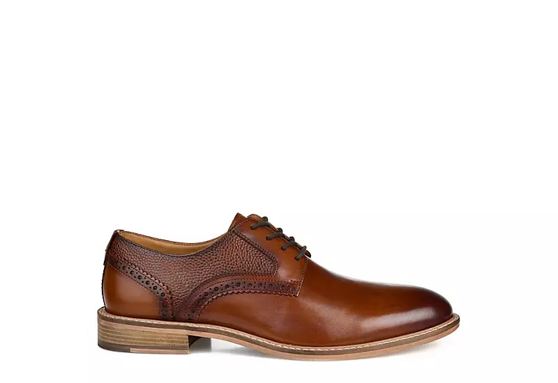 Thomas & Vine Mens Clayton Oxford - Cognac - Image 2