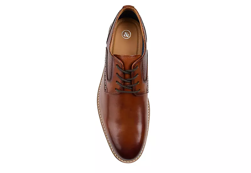 Thomas & Vine Mens Clayton Oxford - Cognac - Image 6