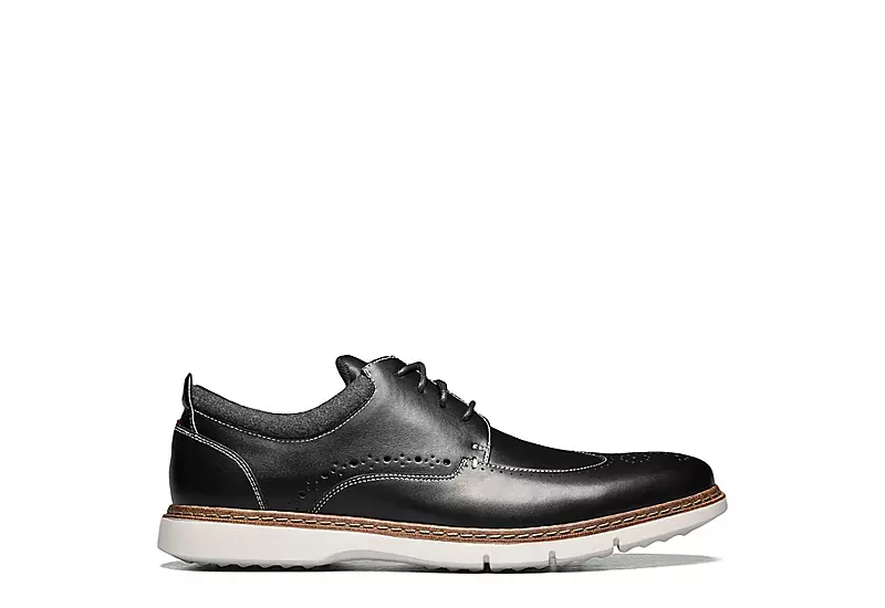 Stacy Adams Mens Synergy Wingtip Oxford - Black - Image 2