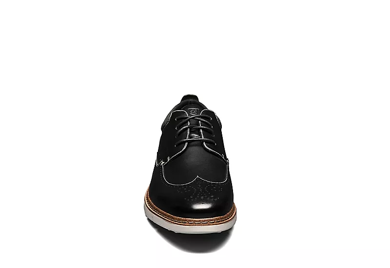 Stacy Adams Mens Synergy Wingtip Oxford - Black - Image 3