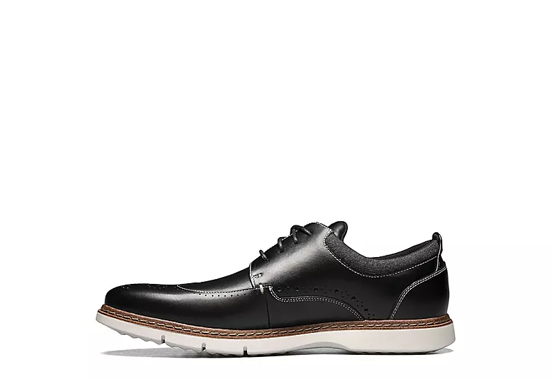 Stacy Adams Mens Synergy Wingtip Oxford - Black - Image 4