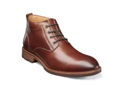 Florsheim Mens Lodge Plain Toe Chukka Boot - Chestnut