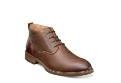 Florsheim Mens Lodge Plain Toe Chukka Boot - Brown