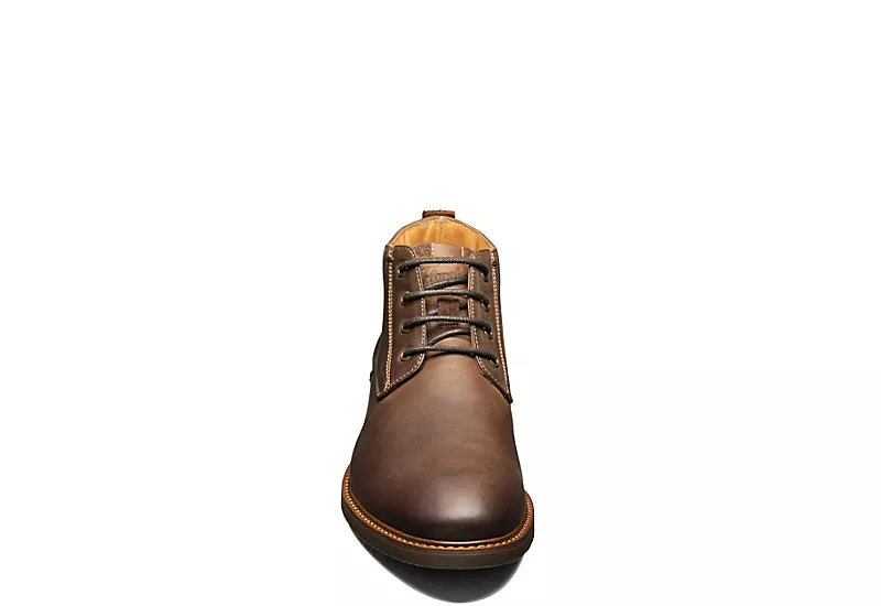 Florsheim Mens Lodge Plain Toe Chukka Boot - Brown - Image 3
