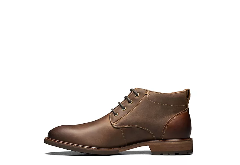 Florsheim Mens Lodge Plain Toe Chukka Boot - Brown - Image 4