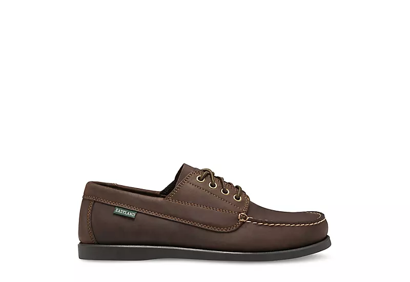 Eastland Mens Falmouth Boat Shoe - Brown - Image 2