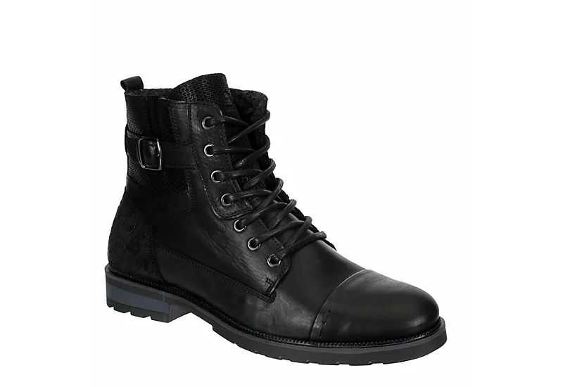 Bullboxer Mens Thomas Lace-up Boot - Black