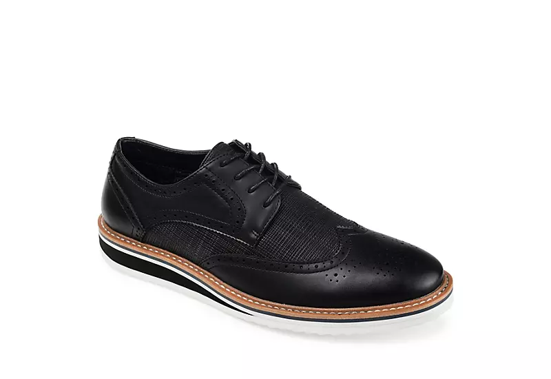 Vance Co Mens Warrick Oxford - Black