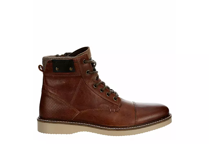 Franco Fortini Mens Wyatt Lace-up Boot - Brown - Image 2