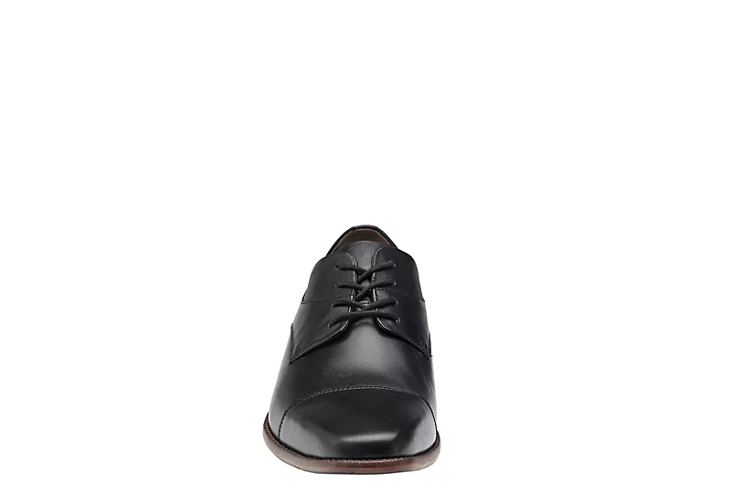 Johnston & Murphy Mens Archer Cap Toe Oxford - Black - Image 3