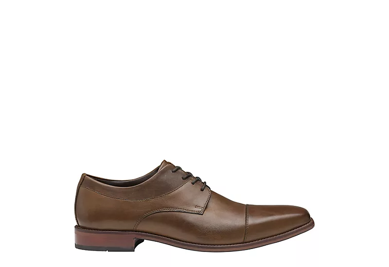 Johnston & Murphy Mens Archer Cap Toe Oxford - Cognac - Image 2