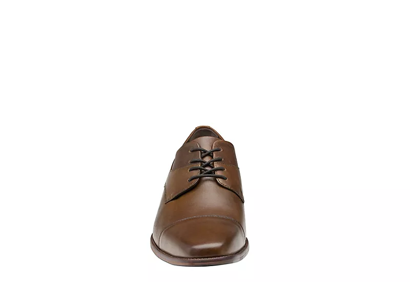 Johnston & Murphy Mens Archer Cap Toe Oxford - Cognac - Image 3