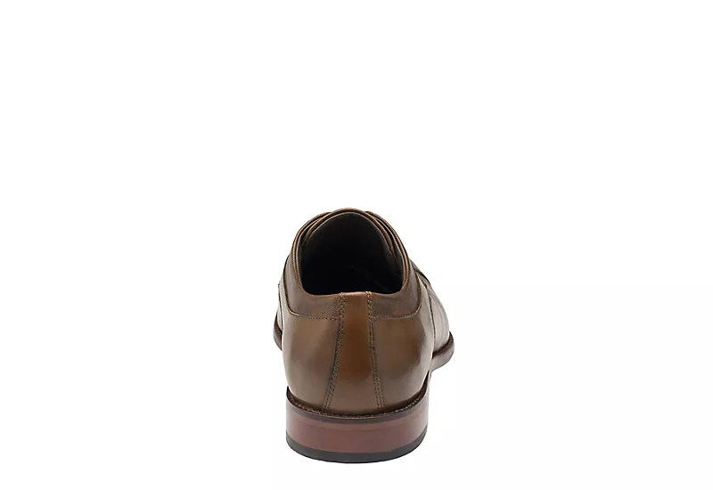 Johnston & Murphy Mens Archer Cap Toe Oxford - Cognac - Image 4