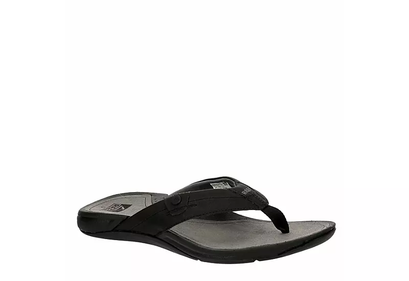 Reef Mens San Onofre Flip Flop Sandal - Black