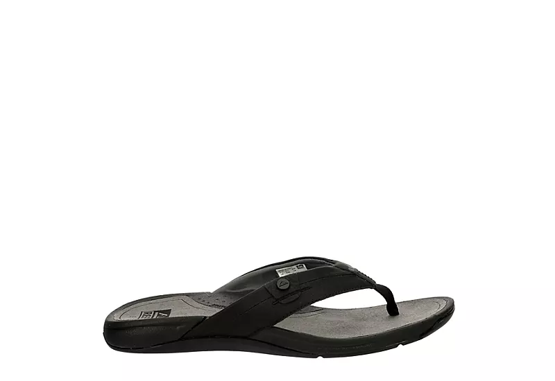 Reef Mens San Onofre Flip Flop Sandal - Black - Image 2