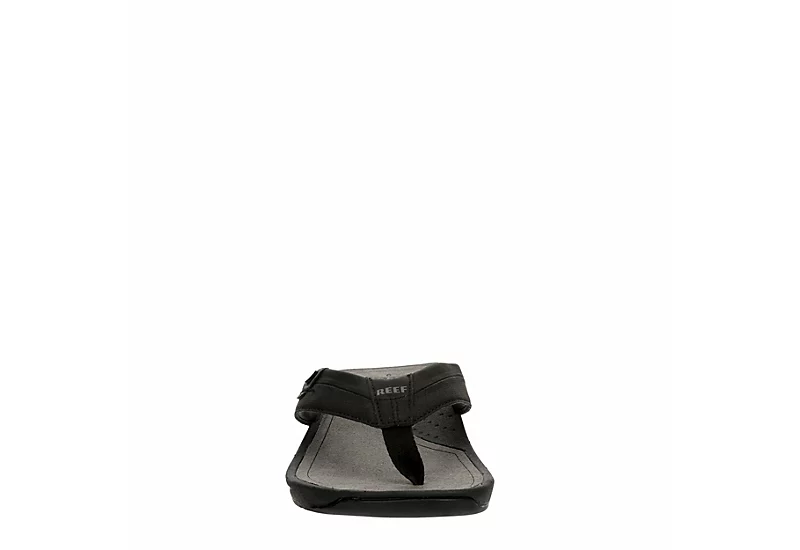 Reef Mens San Onofre Flip Flop Sandal - Black - Image 3