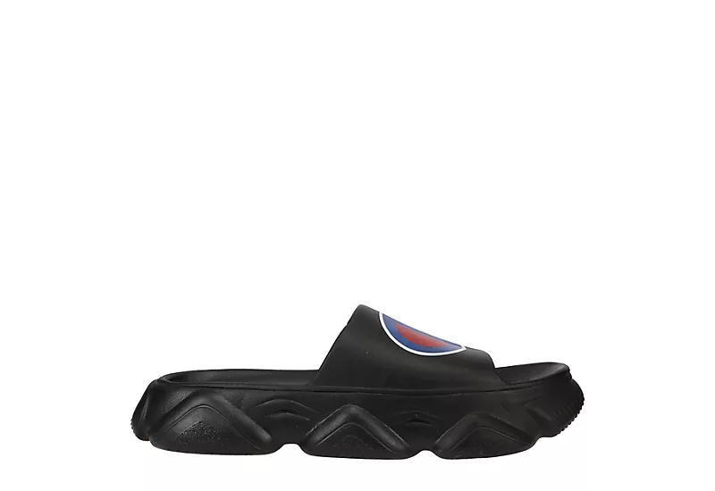Champion Mens Meloso Squish Slide Sandal - Black - Image 2